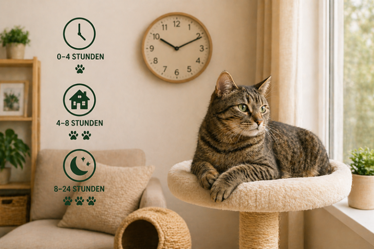 Katze alleine lassen: Welche Zeitspanne geht  und wie clevere Betreuung Geld spart